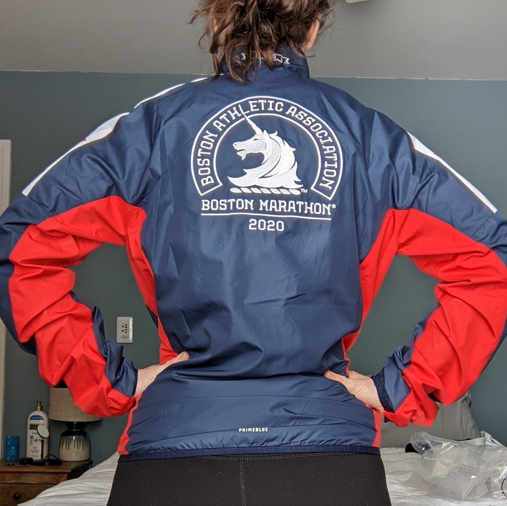 2020 Boston Marathon Jacket men's small / women's medium